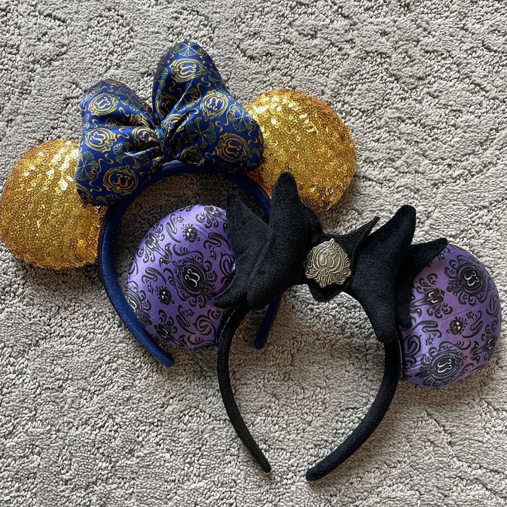 Club 33 Disney retired Haunted Mansion Ears Bundle